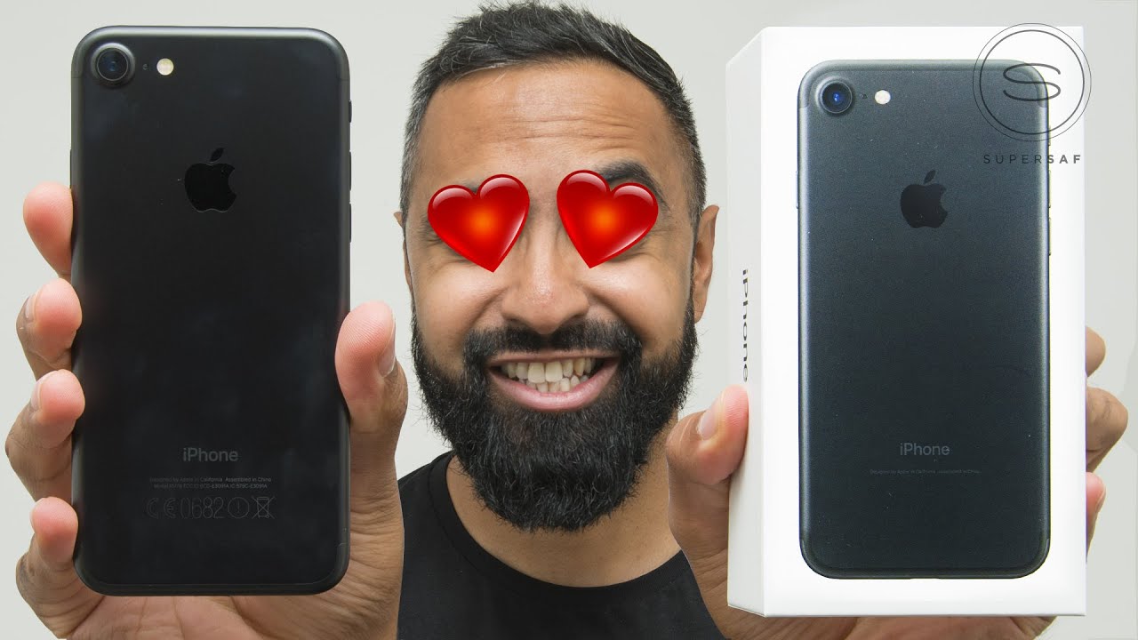 iPhone 7 BLACK Unboxing