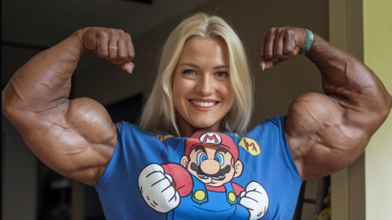 THIS GIRL IS KNOWN FOR HER SUPER TONED HULK BICEPS : GABRIELA