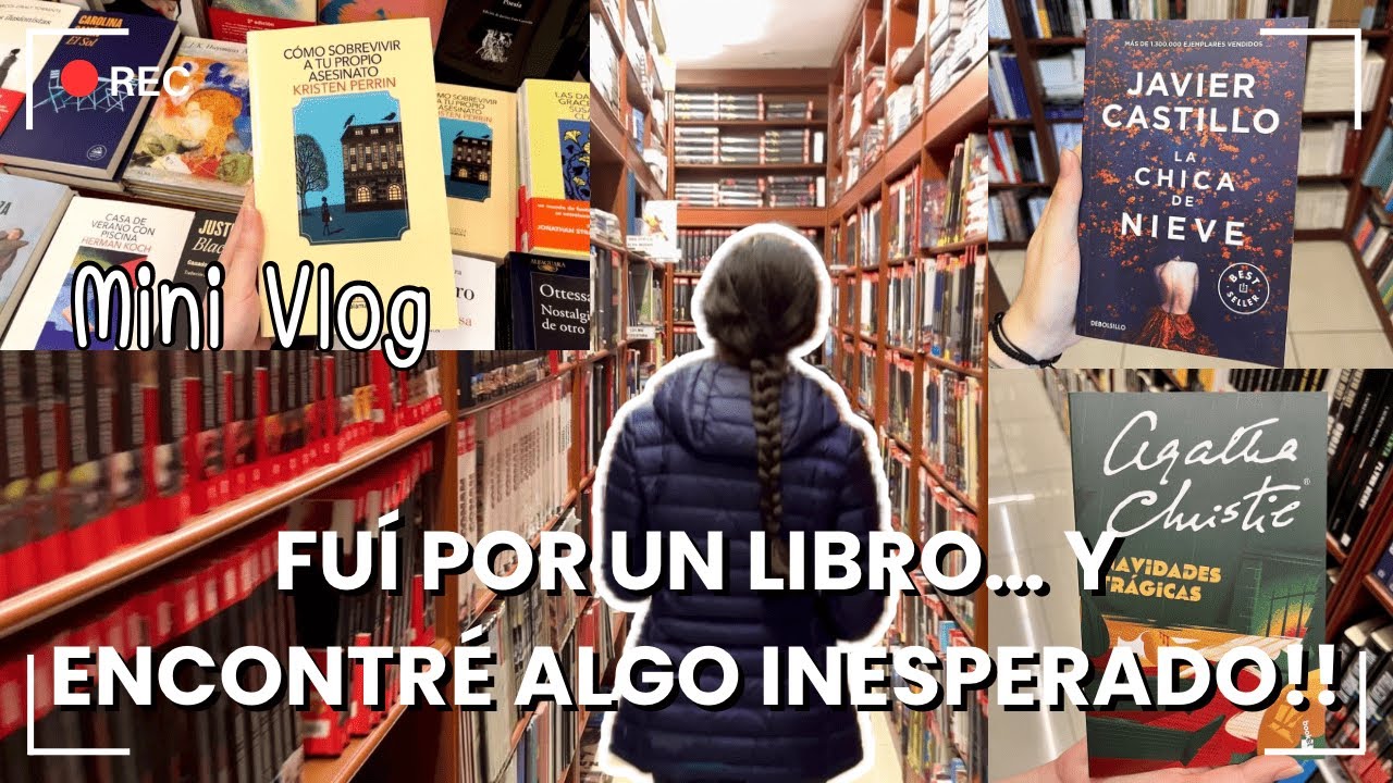 FUÍ POR UN LIBRO Y… ENCONTRÉ ALGO INESPERADO!!! Mini vlog 🌻