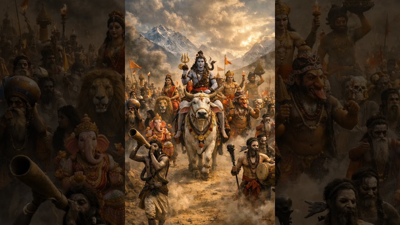 शिवरात्रि के अवसर पर हम भी शिव पार्वती के विवाह में शामिल होकर अपनी हाजिरी लगाते🙏❤️