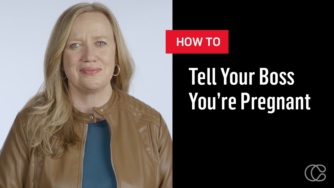 How To Tell Your Boss You're Pregnant