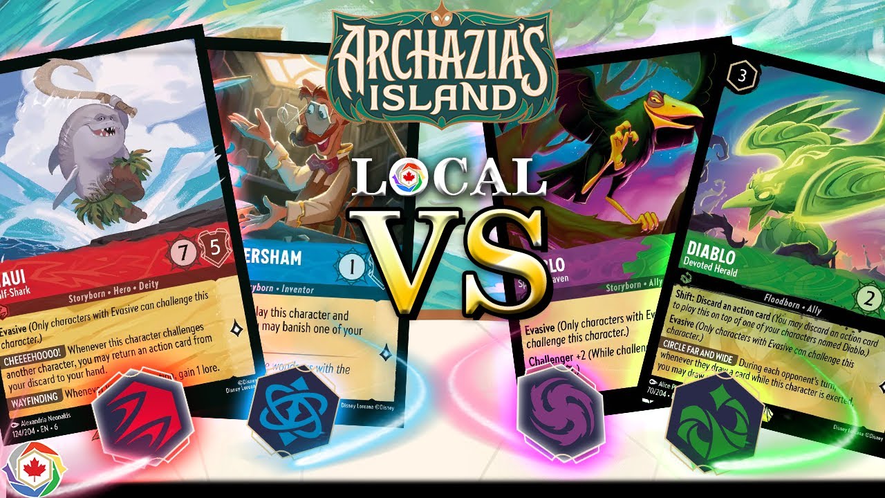 Emerald Amethyst Making A Return?! - Lorcana Archazia's Island Local Match