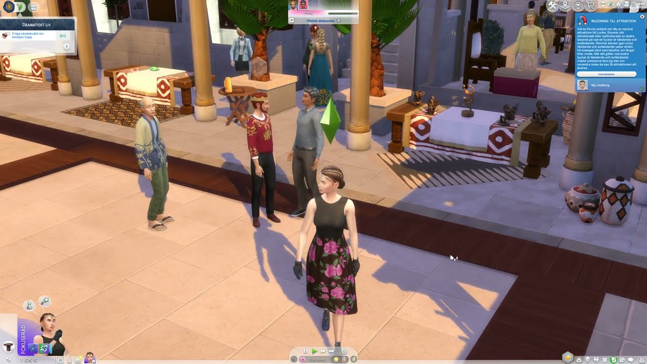 Sims 4 Prövar nya Royalty & Legacy