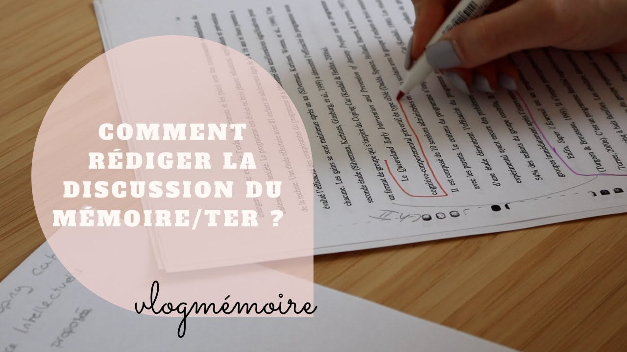 LA DISCUSSION│VlogMémoire n°5