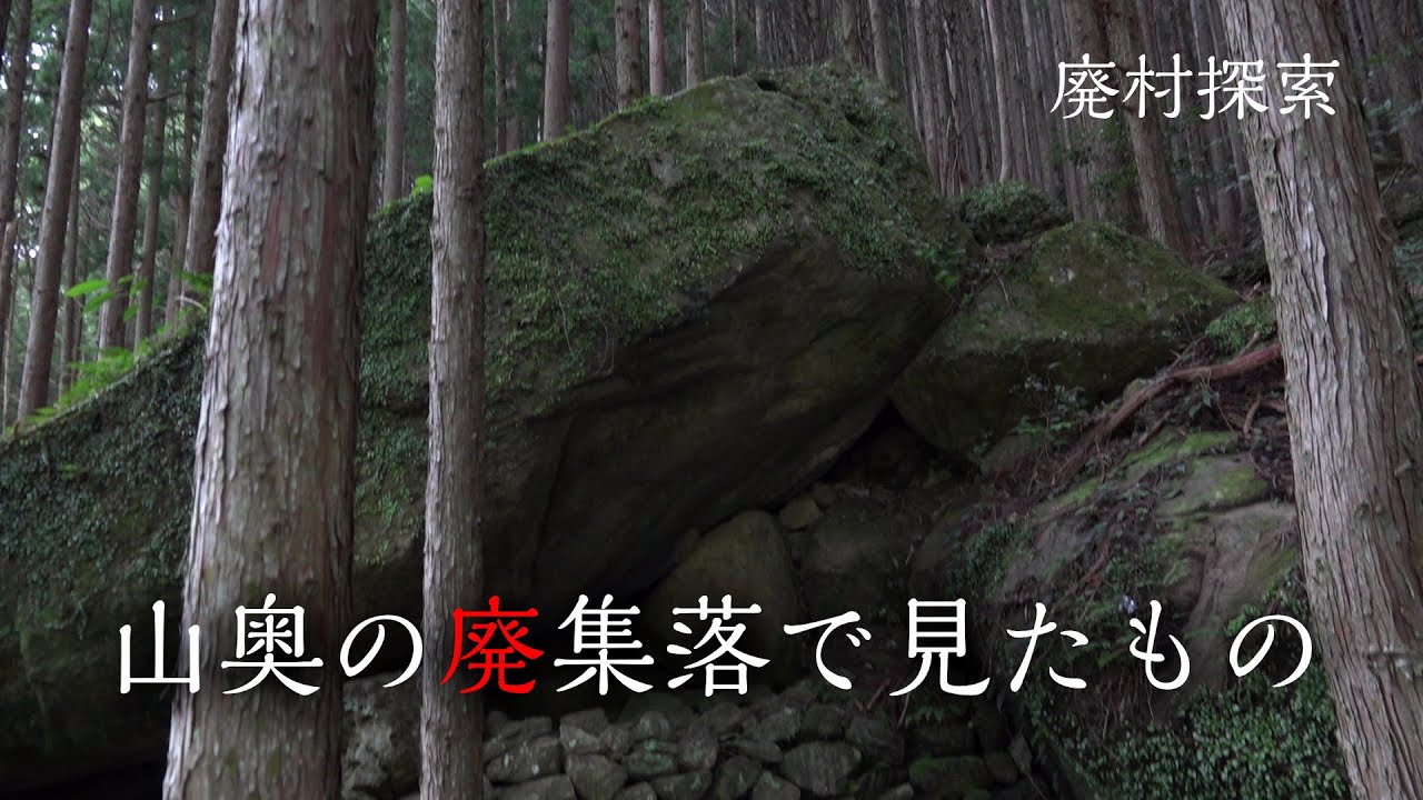 【廃村探索】昭和に消えた廃集落跡探し【林道ドライブ】和歌山県田辺市