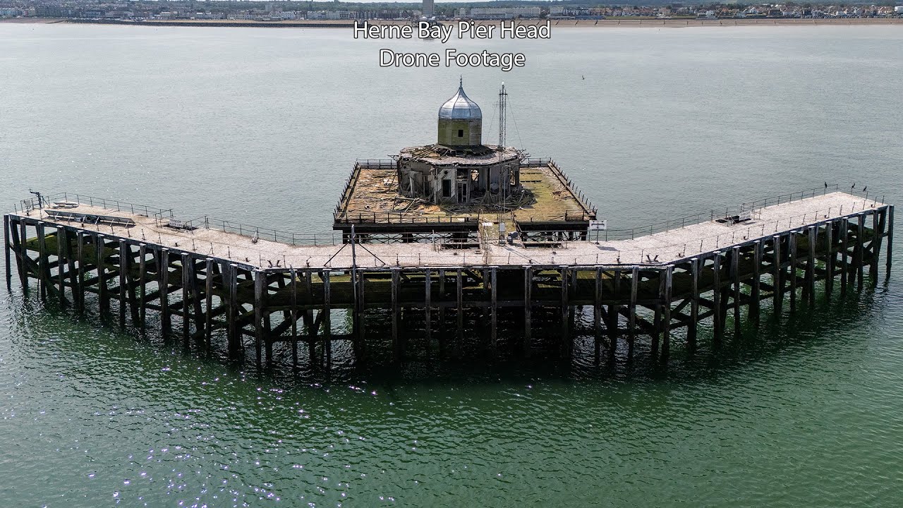 Herne Bay Pier Head (Kent, UK) - Drone Footage