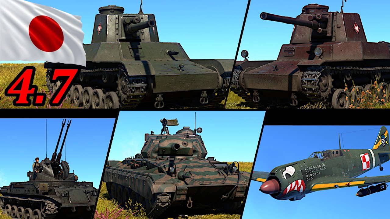 Japońskie 4.7 Chi-To, Chi-To p&oacute;źny, M24, M42, Ki-100 - Losowanie 500 Złotych orł&oacute;w - War Thunder PL