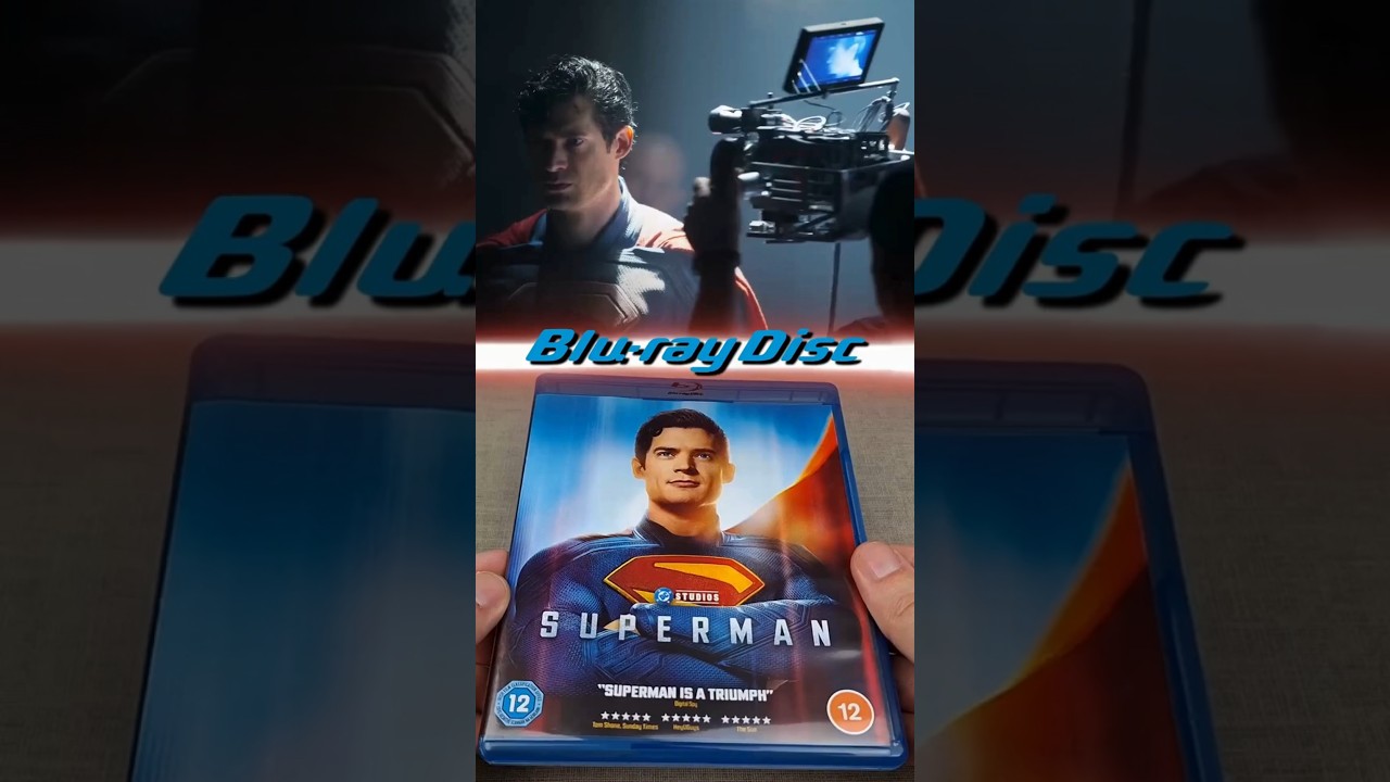 Дополнительные материалы на Blu-ray к фильму &laquo;Супермен 2025&raquo;! #Распаковка #Супермен #DC #Фильм #Д...