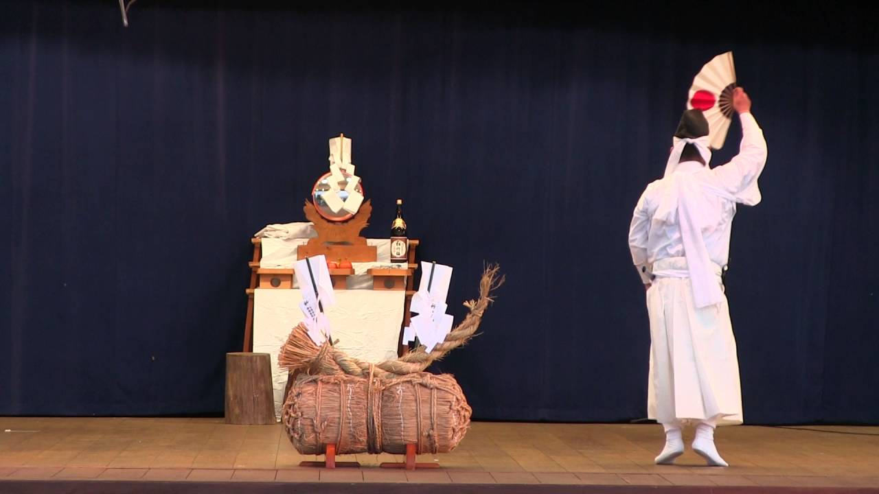 2016庄内神楽5月定期公演　竹の中神楽座『綱伐り』その１