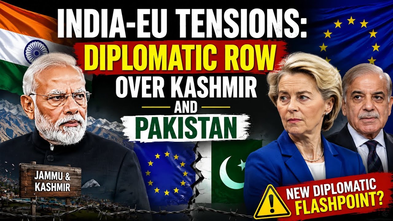 India-EU Tensions Escalate | Kashmir Issue Sparks Diplomatic Row with Pakistan | Latest Geopolitical