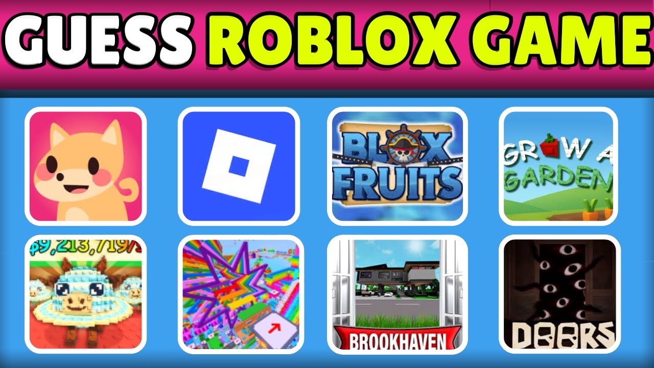 Only GOOD Roblox Players can Guess THESE Game Logos!