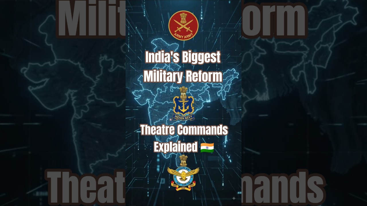 India's Biggest Military Reform: Theatre Commands Kya Hai? 🇮🇳 #IndianArmy #Defence