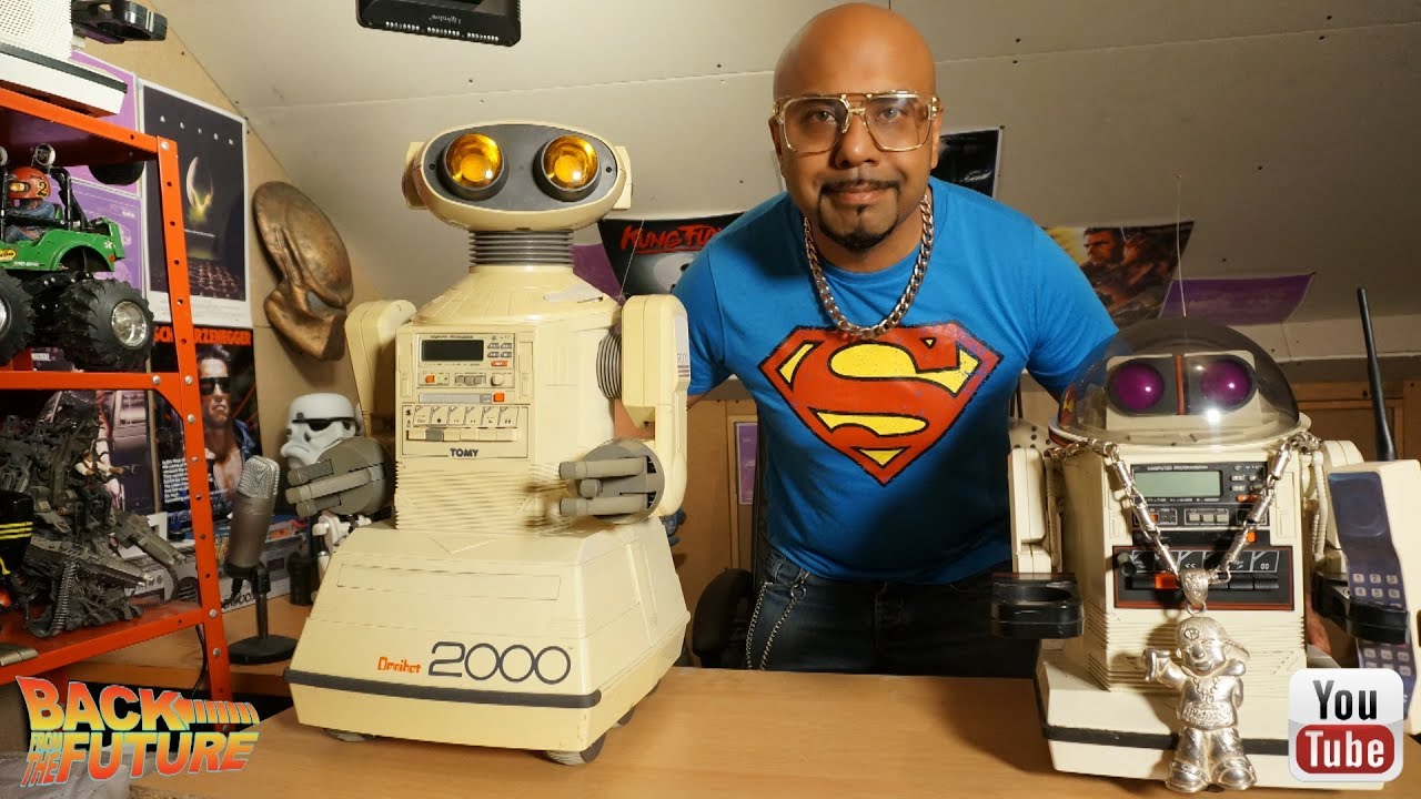 Zelda bought me a Omnibot 2000 for my birthday!