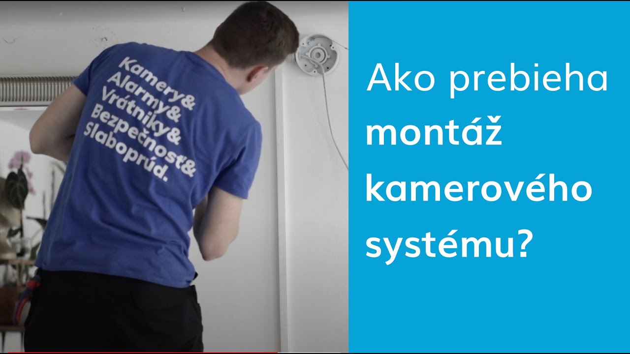 Montáž kamerového systému od VidimVsetko.sk
