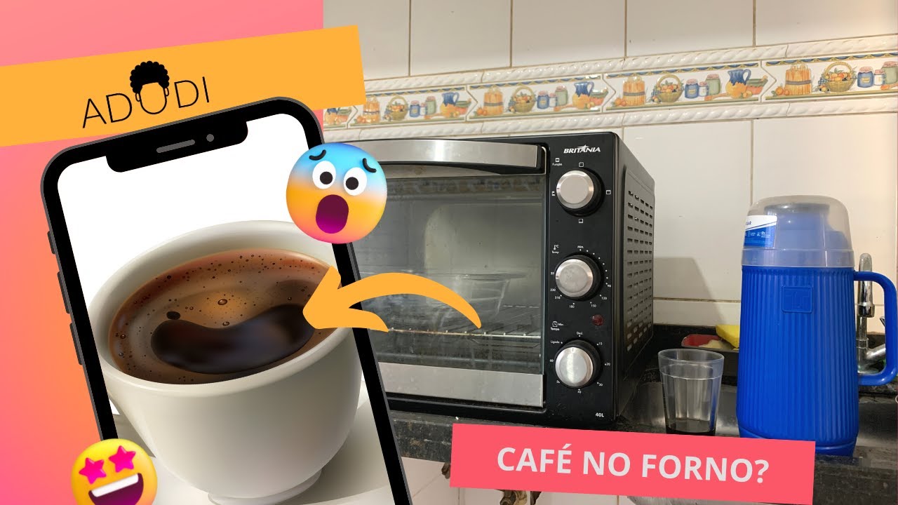 COMO FAZER CAFÉ NO FORNO ELÉTRICO?
