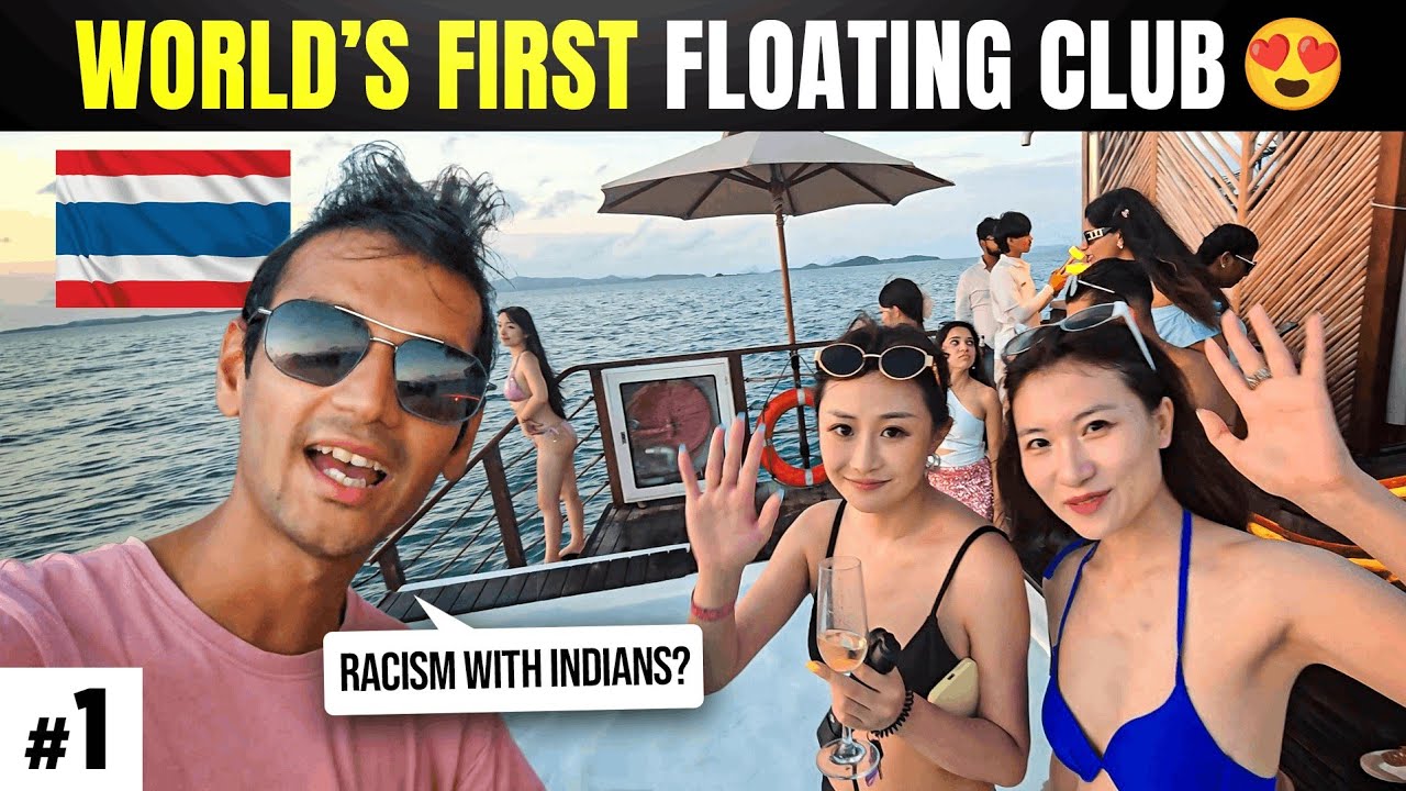 World's 1st Floating Beach Club Experience in Phuket, Thailand 🇹🇭 | Yona Beach Club