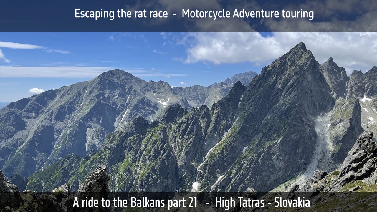 Motorcycle Adventure touring / The high Tatras / The escape from the rat race 21
