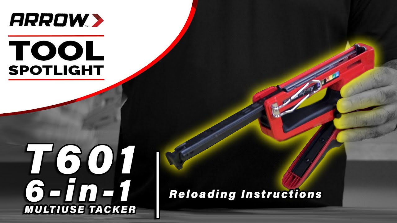 How to Reload Arrow's T601  6-in-1 MultiUse Tacker