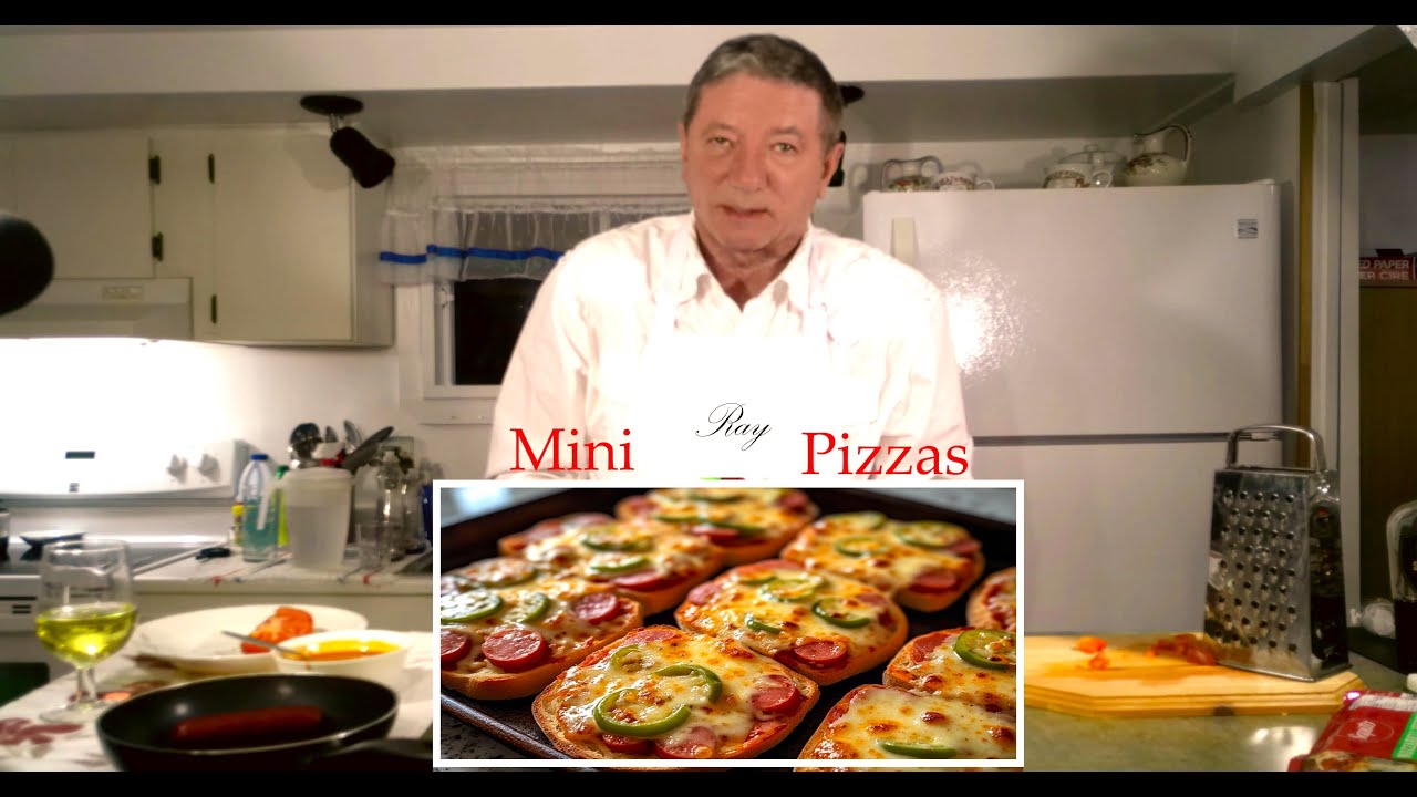 ASMR-So Simple, so yummy.  Mini Pizzas.  Made by a Fellow Gentle, 1man. Soft voice and triggers