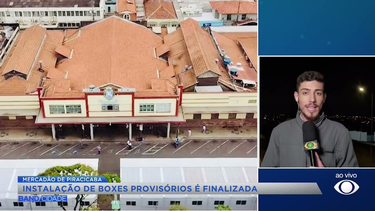 Instalação de boxes provisórios no Mercadão de Piracicaba é finalizada