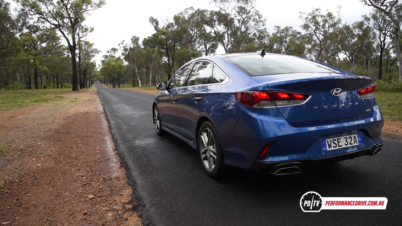 2018 Hyundai Sonata 2.0T (8-spd) 0-100km/h & engine sound