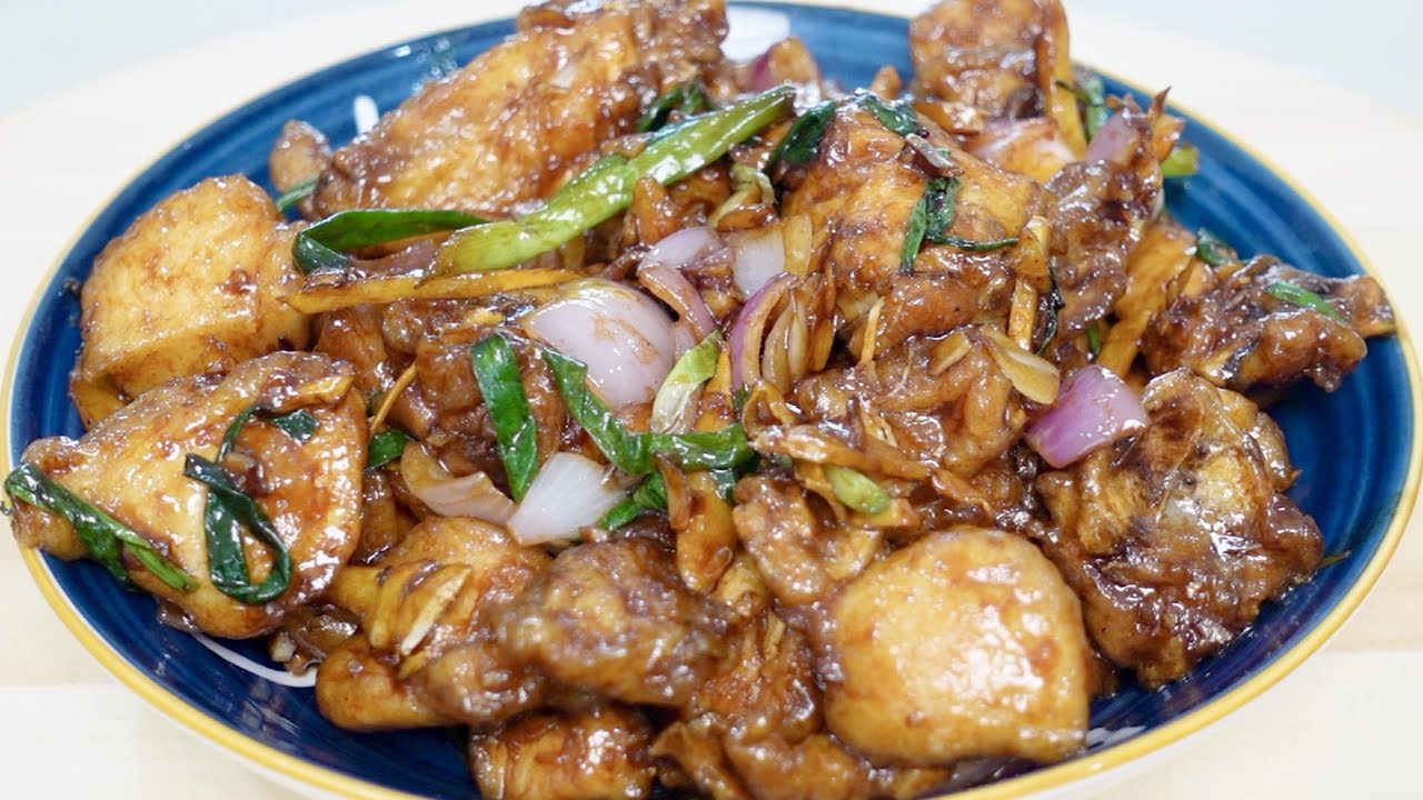 姜葱鸡肉，做法超级简单，好吃又下饭，记得准备多一点米饭 Ginger and Spring onion Chicken, Super easy to make, delicious