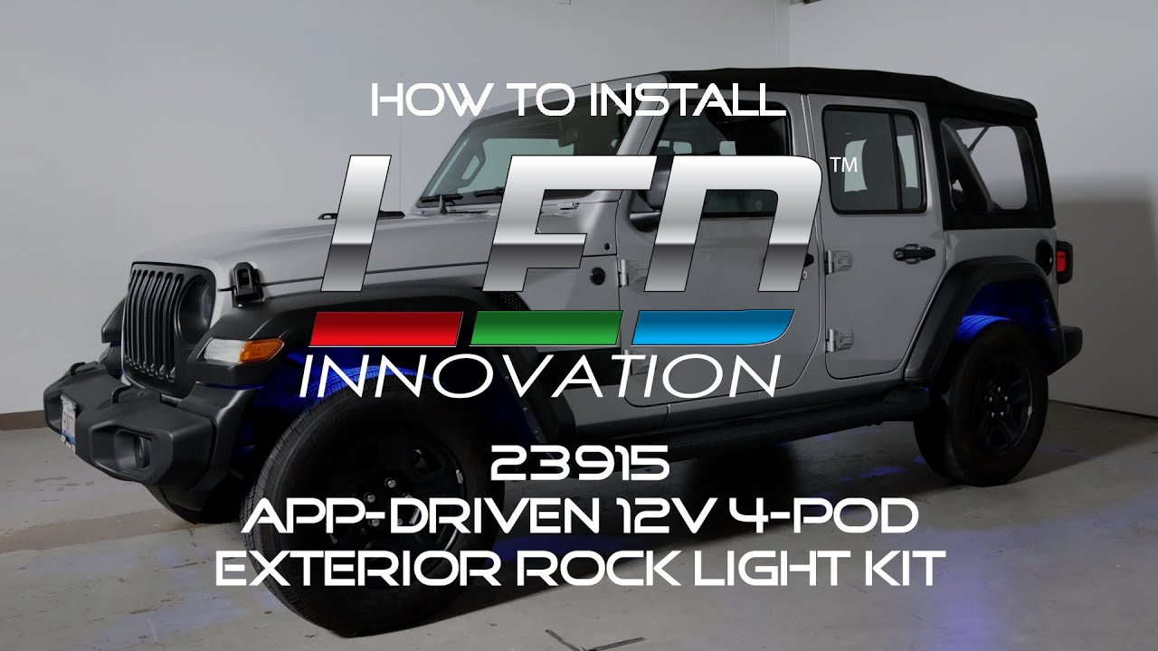 How to Install the LED Innovation App-Driven 12V 4-Pod Exterior Rock Light Kit (23915)