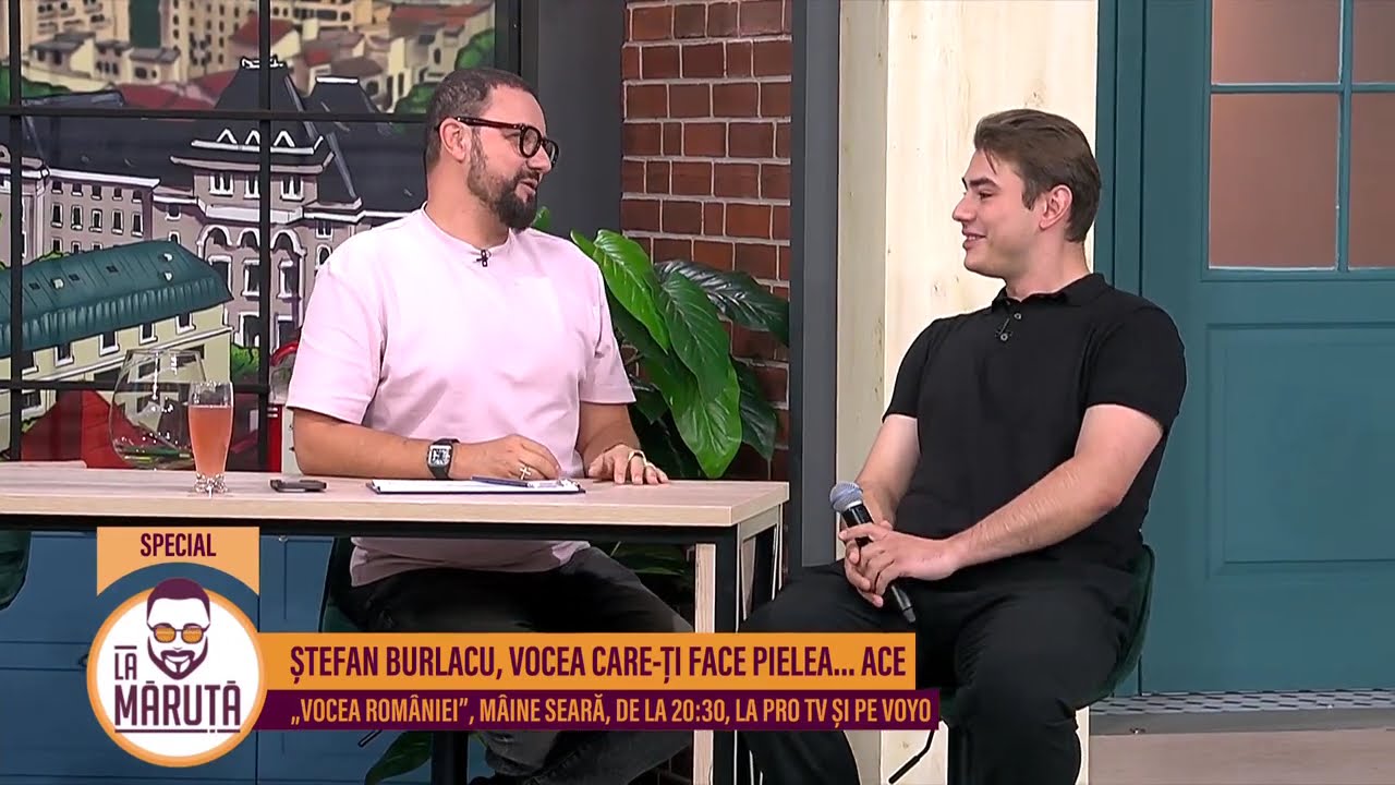 Ștefan Burlacu, vocea care-ți face pielea... ace