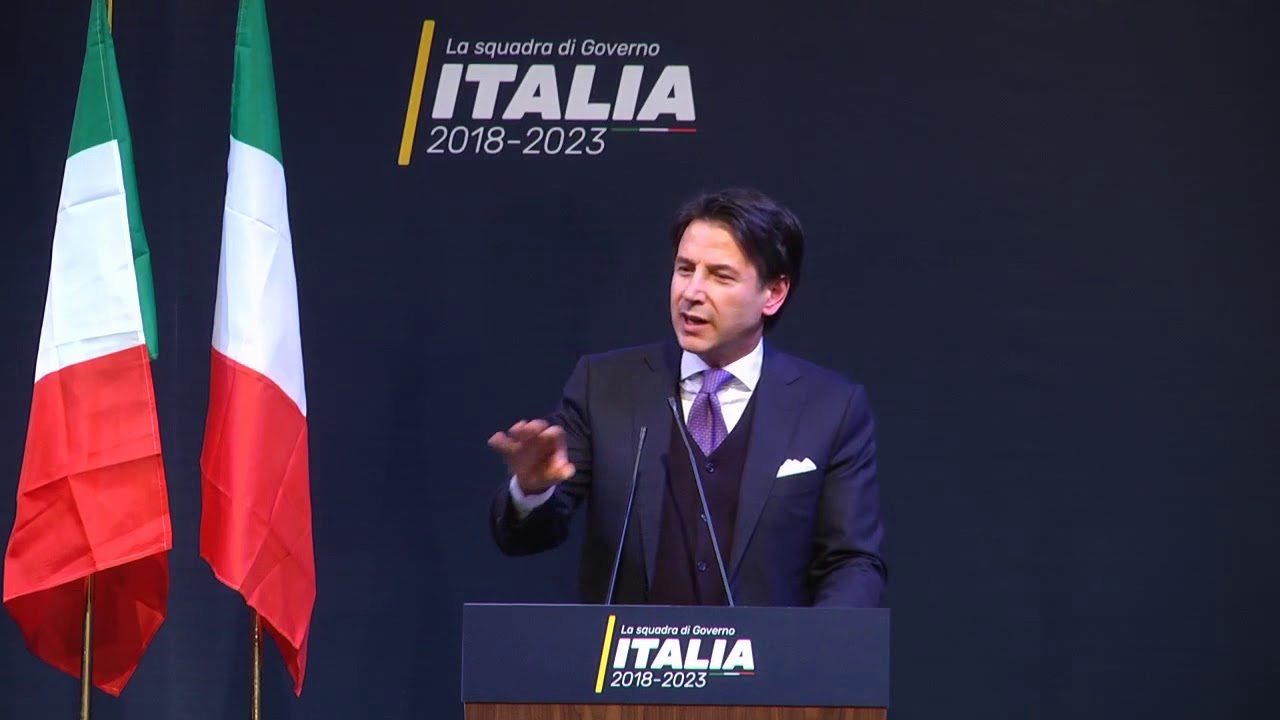 Giuseppe Conte - PRESENTAZIONE DELLA SQUADRA DI GOVERNO