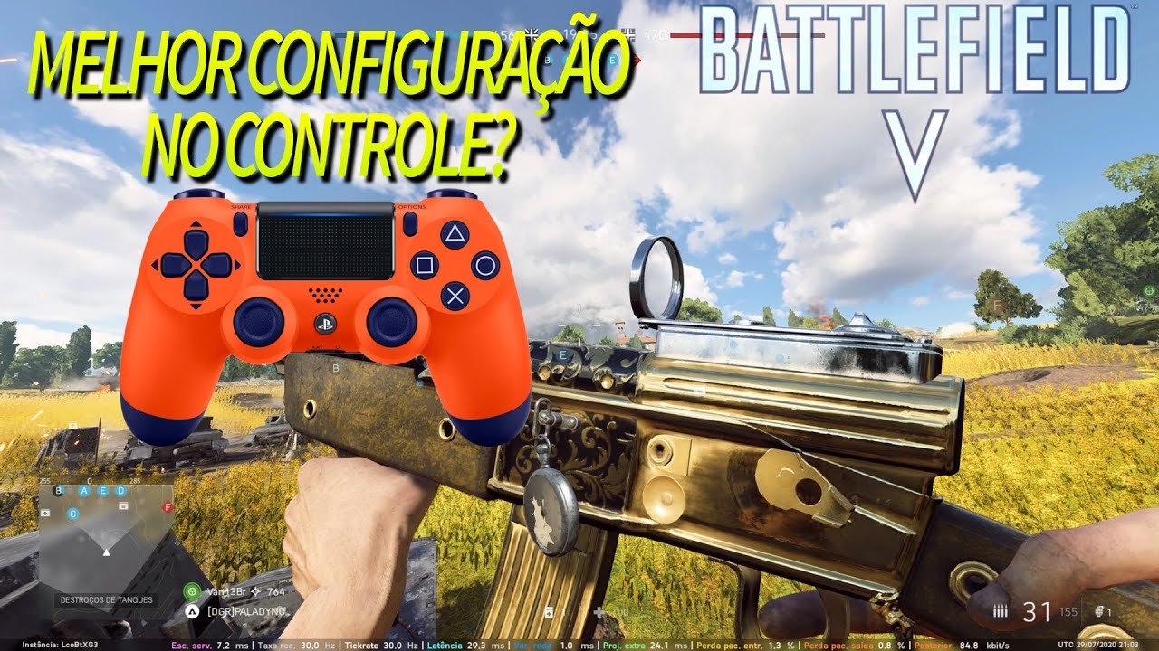 Battlefield V - Configuração no controle - PS4
