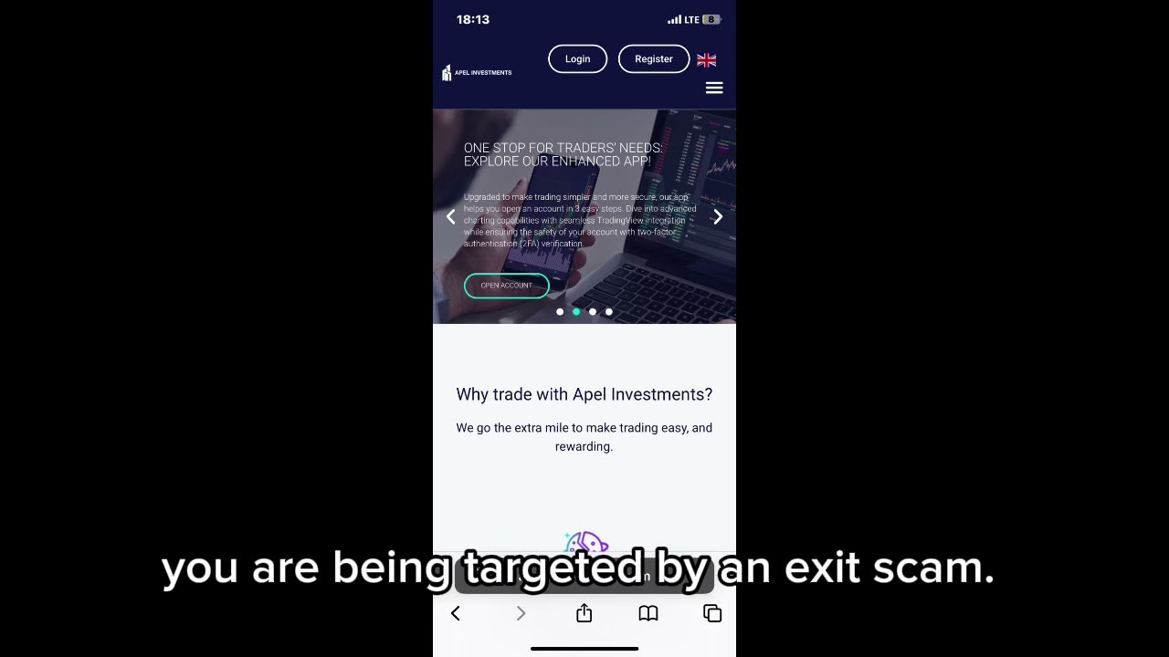 APELINVESTMENTS.COM SCAM WARNING: Official 