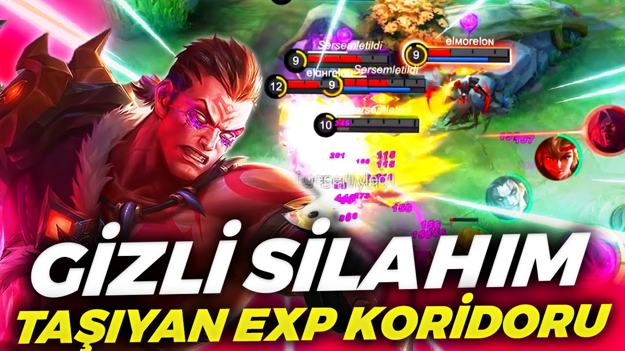 TAŞIYAN EXP KORİDORU GİZLİ SİLAHIM Phoveus | Mobile Legends