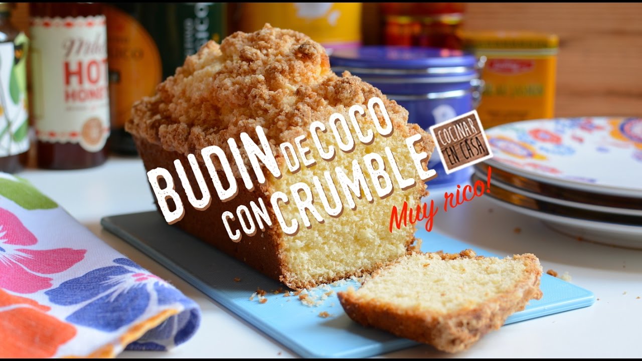 Budín de Coco con Crumble