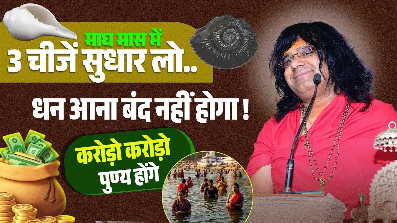 माघ मास में 3 चीजें सुधार लो..धन आना बंद नहीं होगा ! करोड़ो करोड़ो पुण्य होंगे #maghmass #maghmas