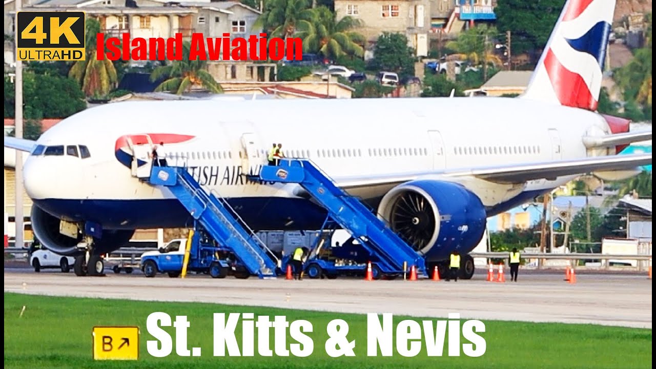 Sunset/Night Action !!! 777-200, 737-800, E145, ATR 42-500...@ TKPK | SKB, Eastern Caribbean