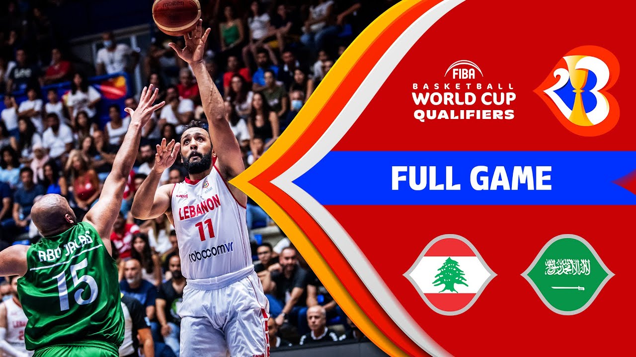 🇱🇧 LBN - 🇸🇦 KSA | Basketball Full Game - #FIBAWC 2023 Qualifiers
