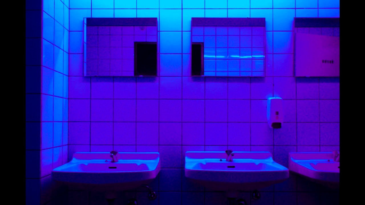 you're in a bathroom at a party, but it's 1999