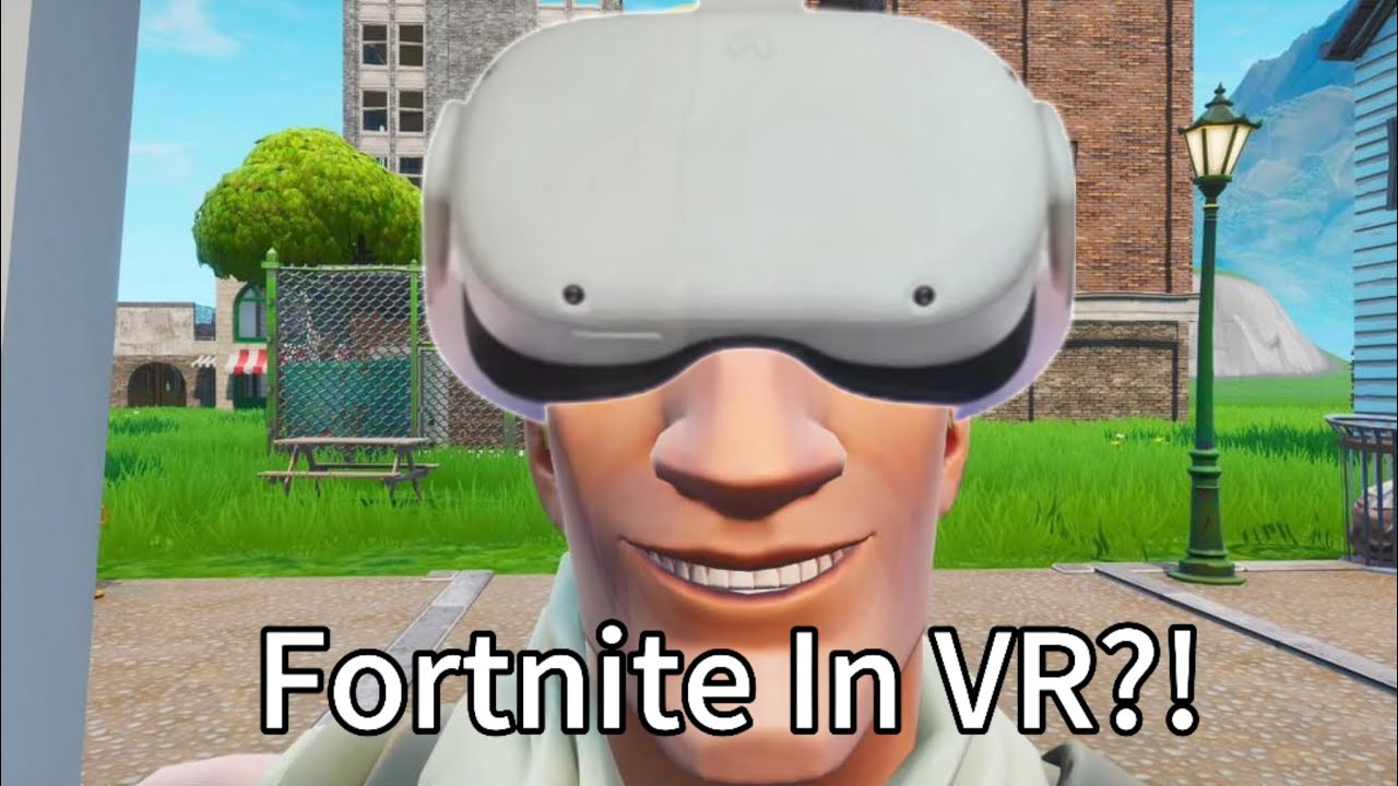 I Played Fortnite On A VR Headset (Oculus Quest 2)