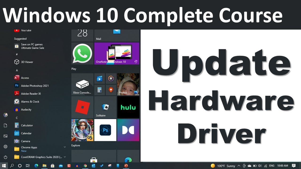 How to Install and Update Hardware Drivers in Windows 10 | Urdu/Hindi