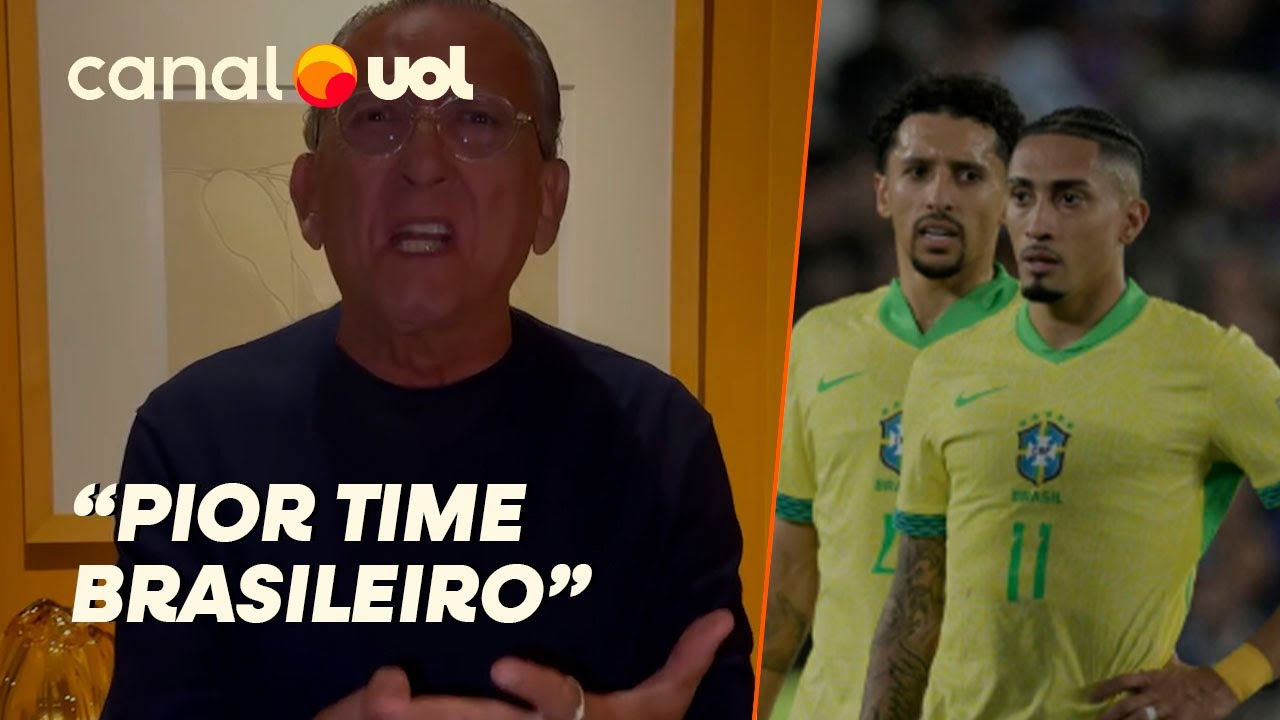 GALVÃO BUENO FAZ DESABAFO SINCERÃO APÓS BRASIL SER HUMILHADO PELA ARGENTINA: 'NUNCA VI ISSO...'