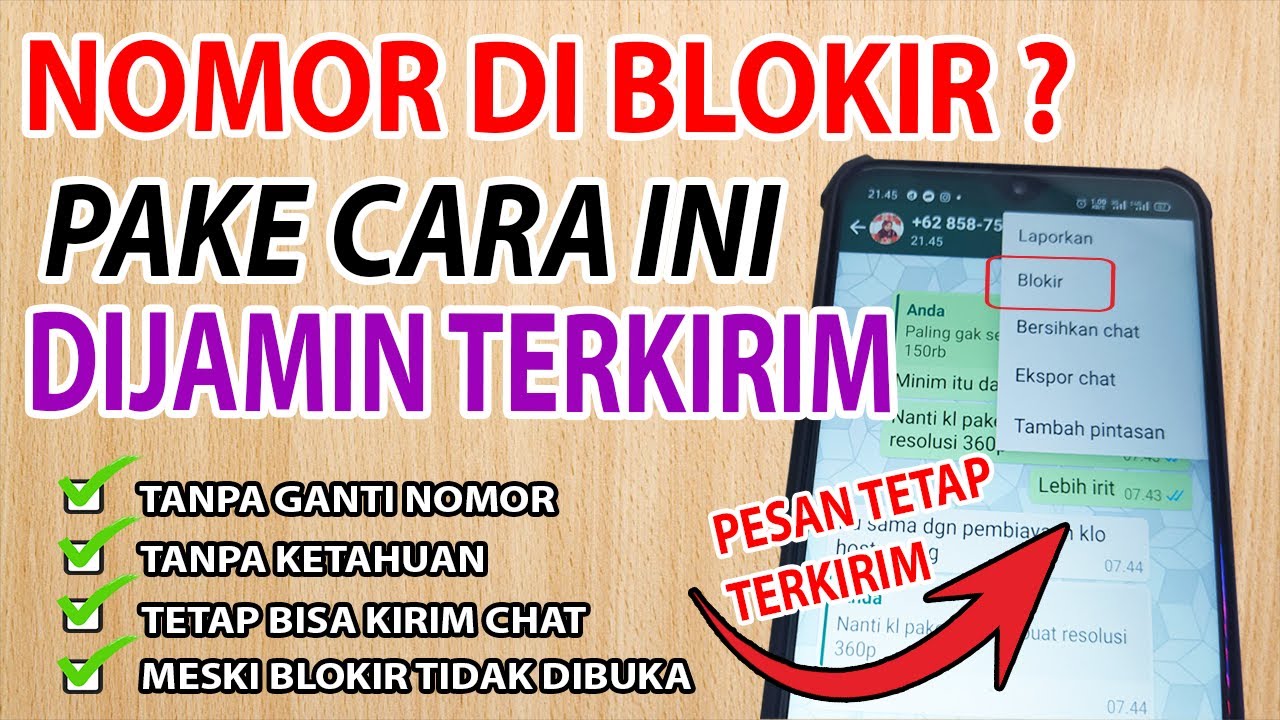 Nomor WA Diblokir? Begini Cara Kirim Pesan ke Nomor yang Blokir Nomor HP Kita 2025 Work