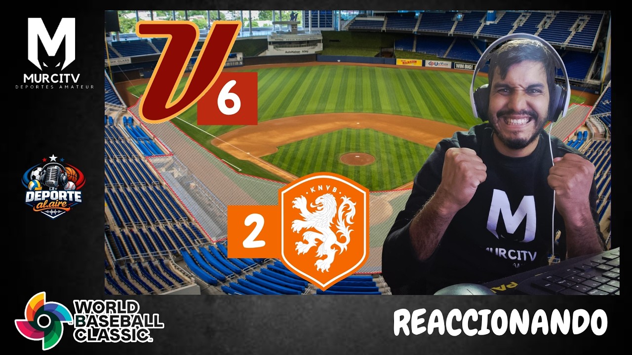 Reaccionando al Clasico Mundial de beisbol. Venezuela vs Paises Bajos