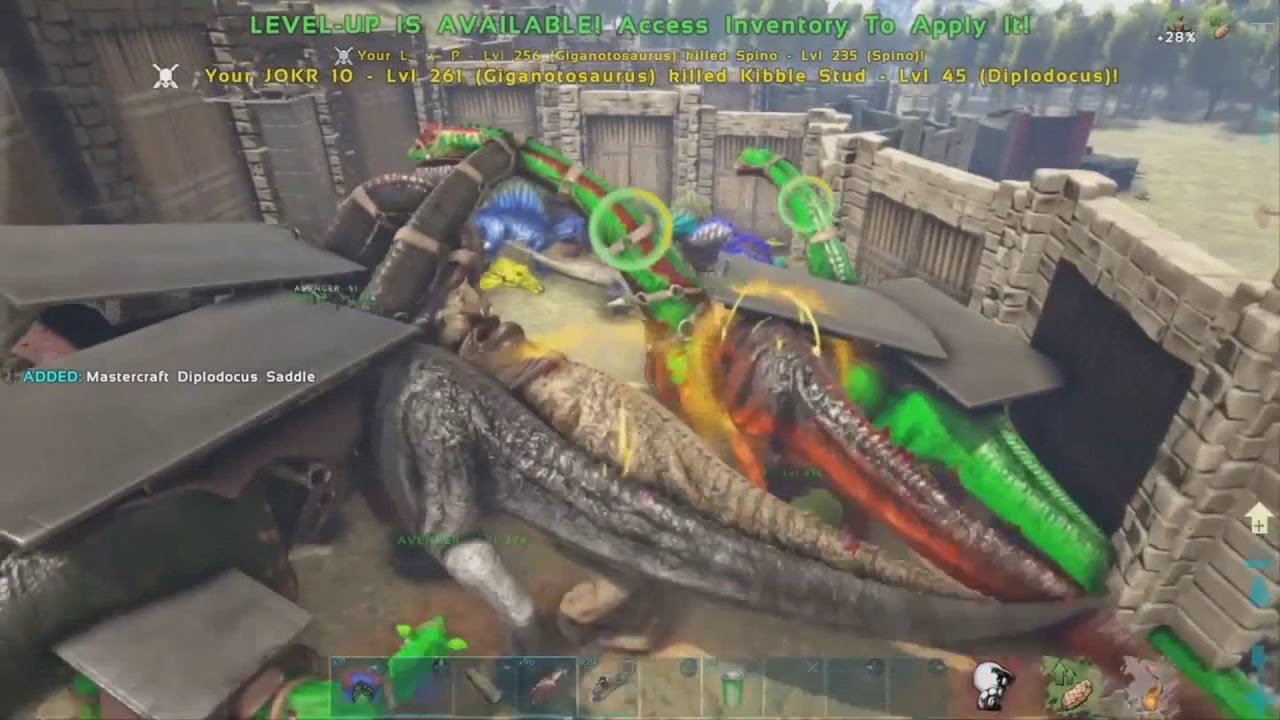 Ark Official PvP |  Meat Running