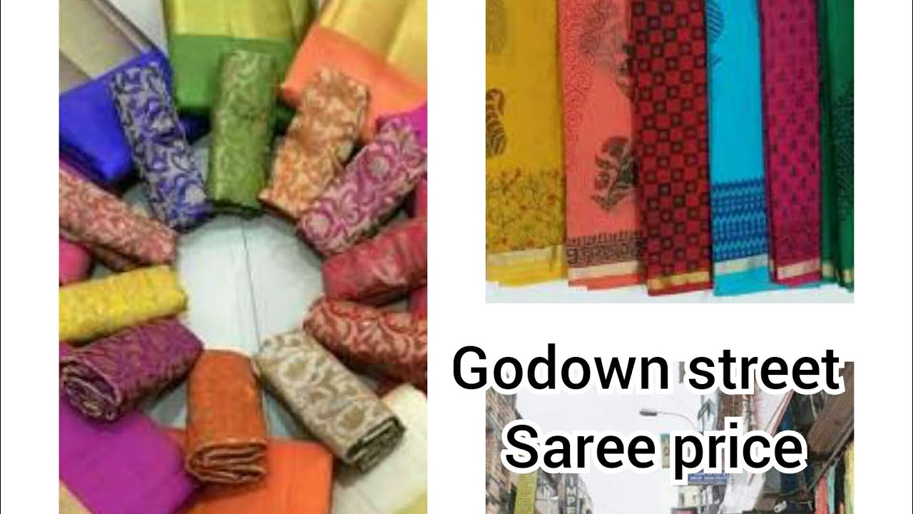 Godown street Saree price/where to buy sarees at wholesale price