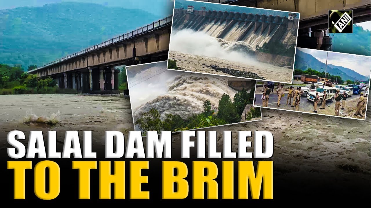 Watch: Salal Dam’s sluice opened to release excess water amid rise in Chenab water level