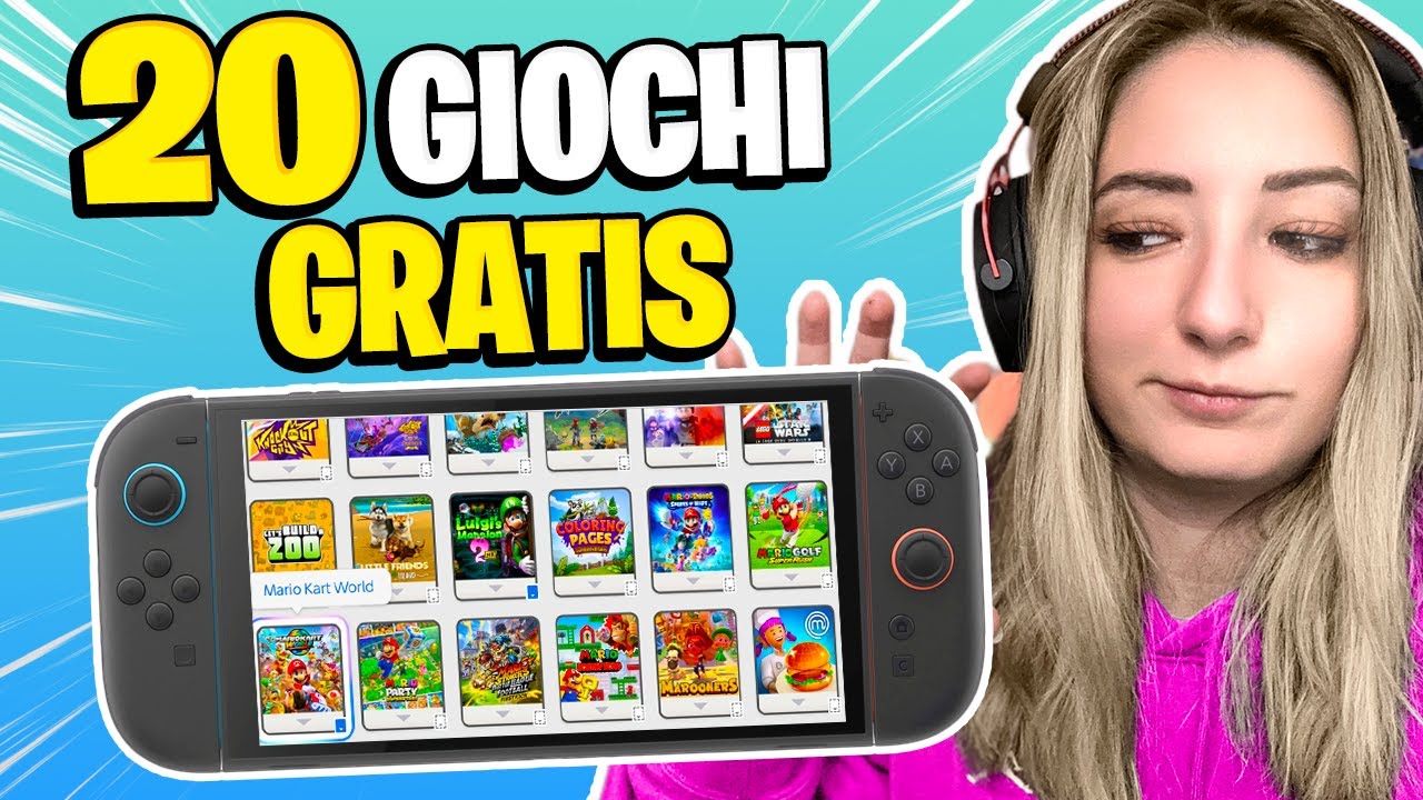 20 giochi in GRATIS da scaricare per la tua nintendo SWITCH/SWITCH 2