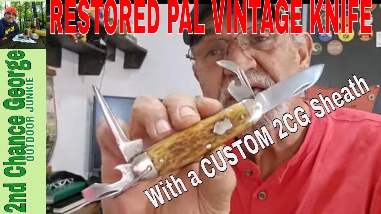 Restoring A Pal Cutlery Co Camper And Adding Bling To A Custom Sheath