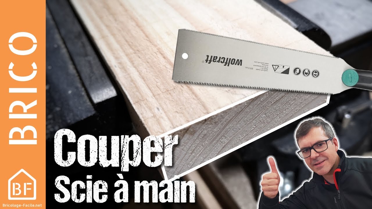 Comment scier droit avec une scie à main ?