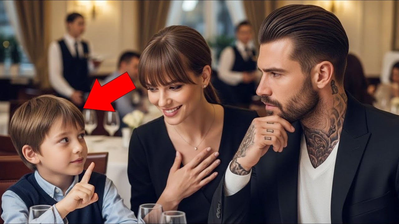 The Mafia Boss’s Son Gave a Silent Signal to the Waitress — Her Reaction Melted His Father’s Hear