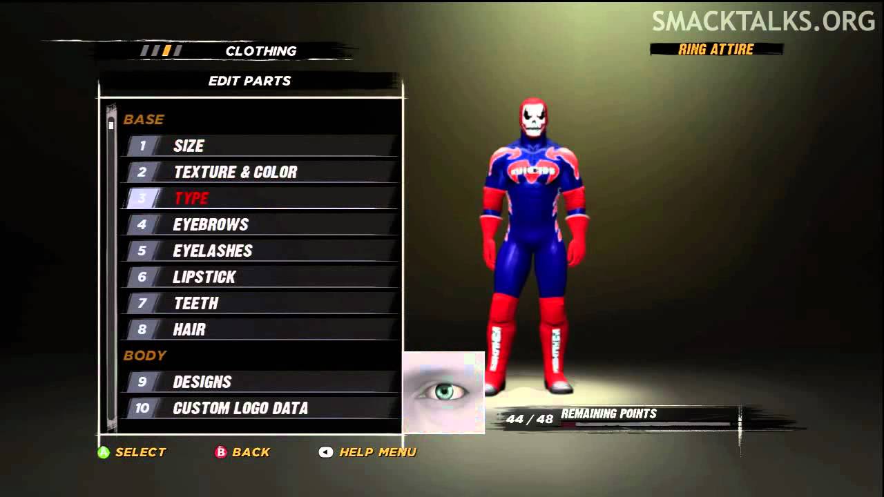 WWE '12 Suicide CAW Formula (SANDY JACK)